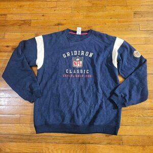 VTG NFL SHEILD Gridiron Classics Medium Navy Blue Sweatshirt NFL Football